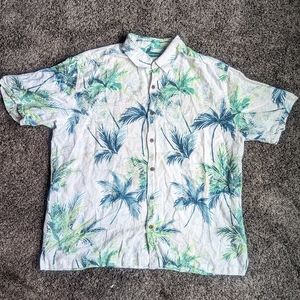 Cubavera Floral Hawaiian Shirt XL